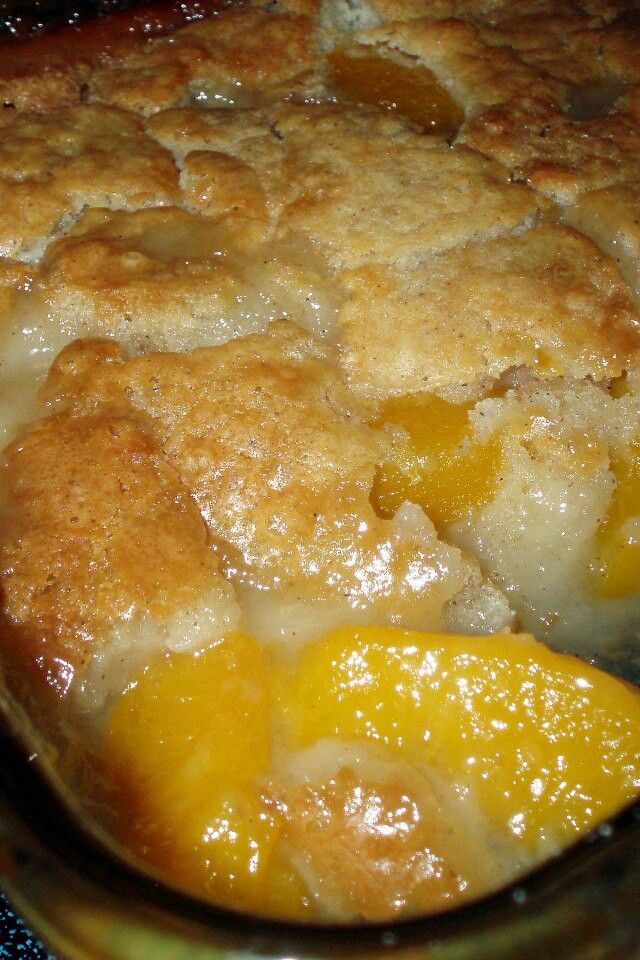 3 Piece Food Recipes: Peach Cobbler