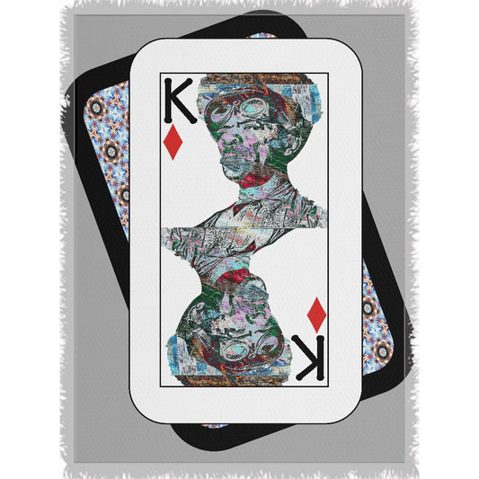 Play Your Hand...King Diamond No. 2 Woven Blanket