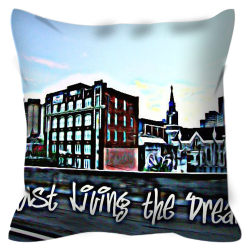 Living The Dream Throw Pillow