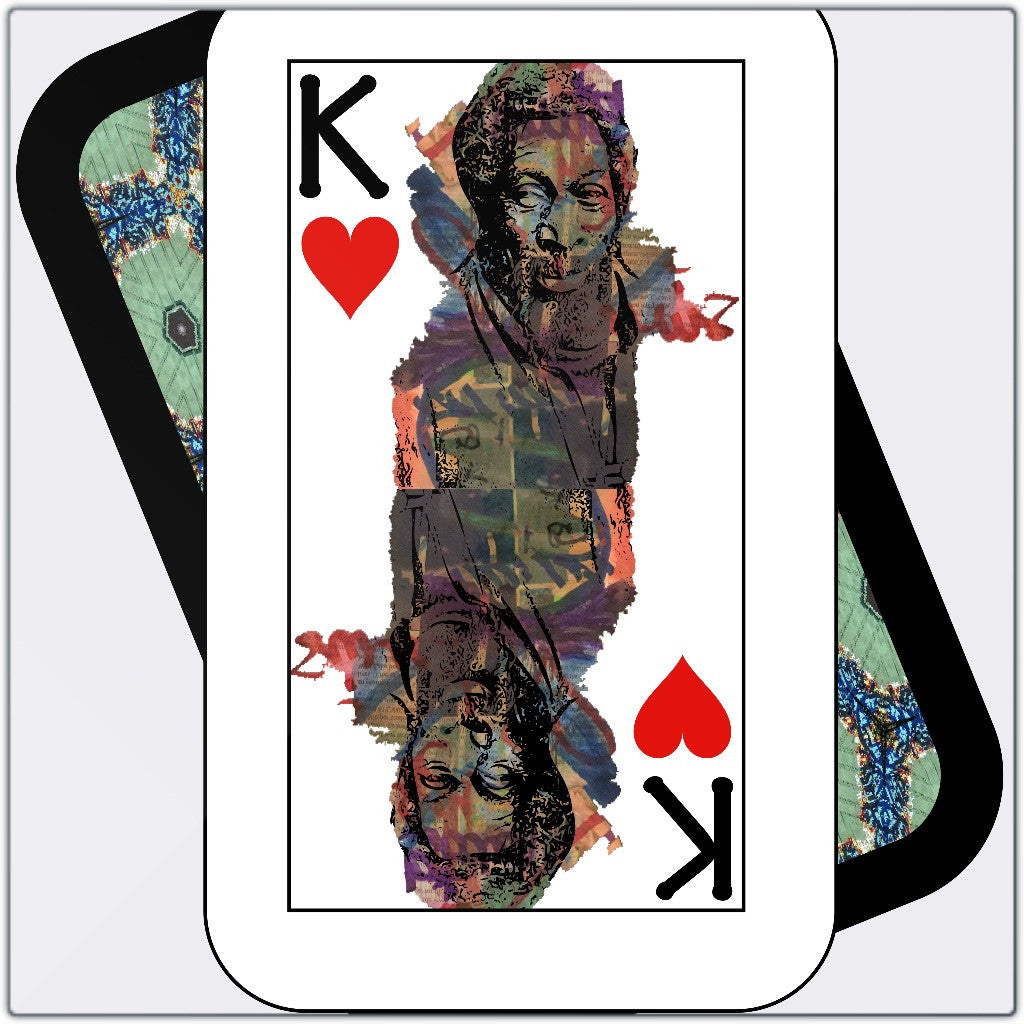 Play Your Hand...King Heart No. 1 Metal Print