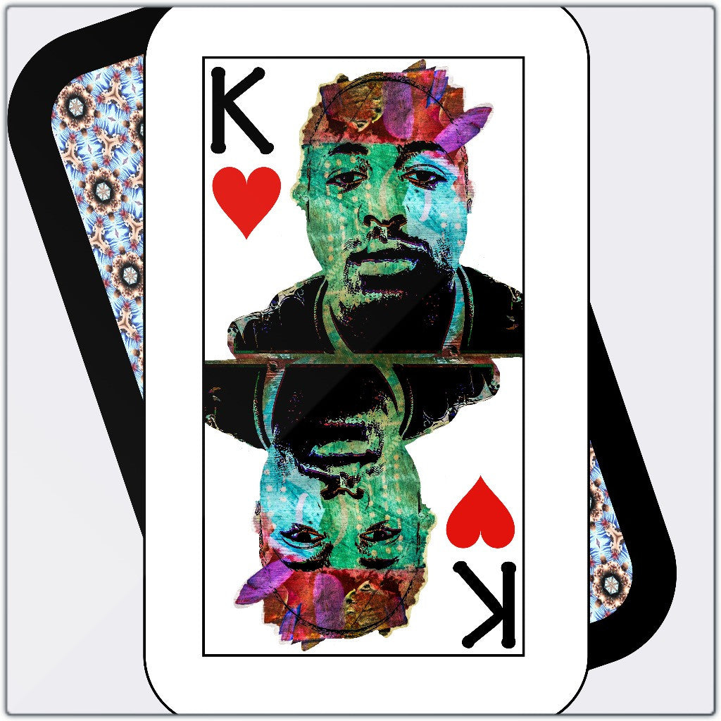 Play Your Hand...King Heart No. 2 Metal Print