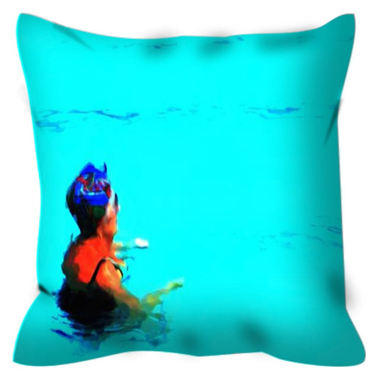 Deep End No. 1 Throw Pillow