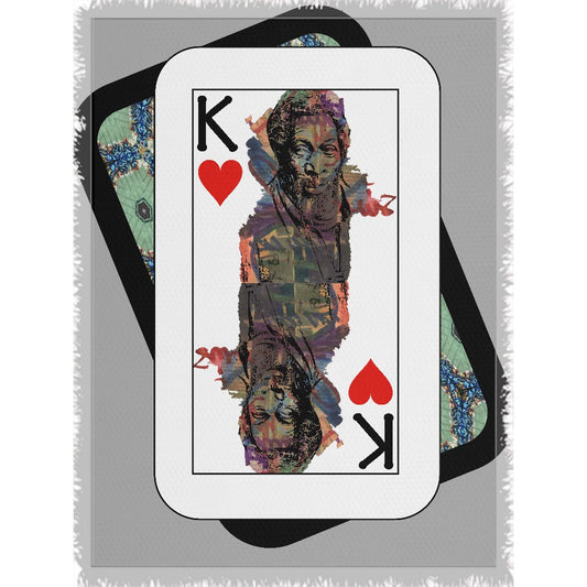 Play Your Hand...King Heart No. 1 Woven Blanket