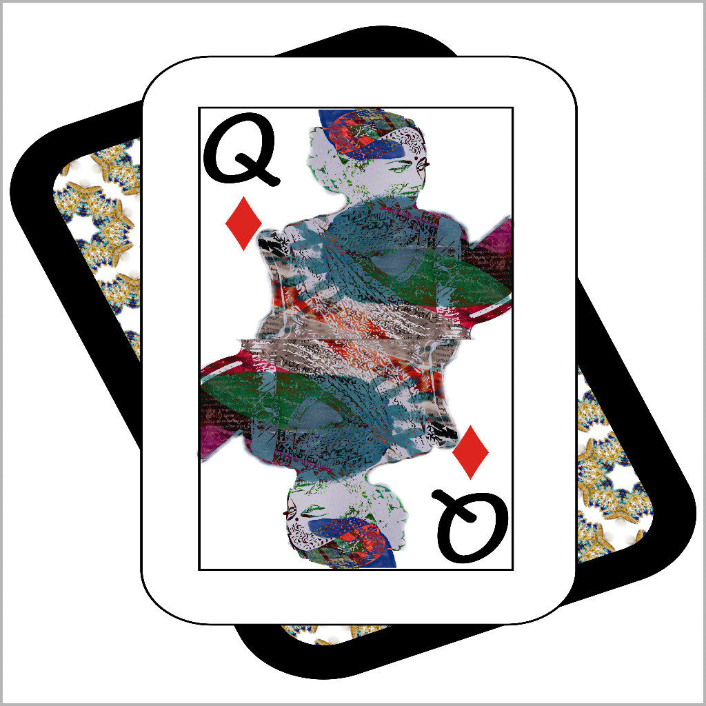 Play Your Hand...Queen Diamond No. 3 Canvas Poster