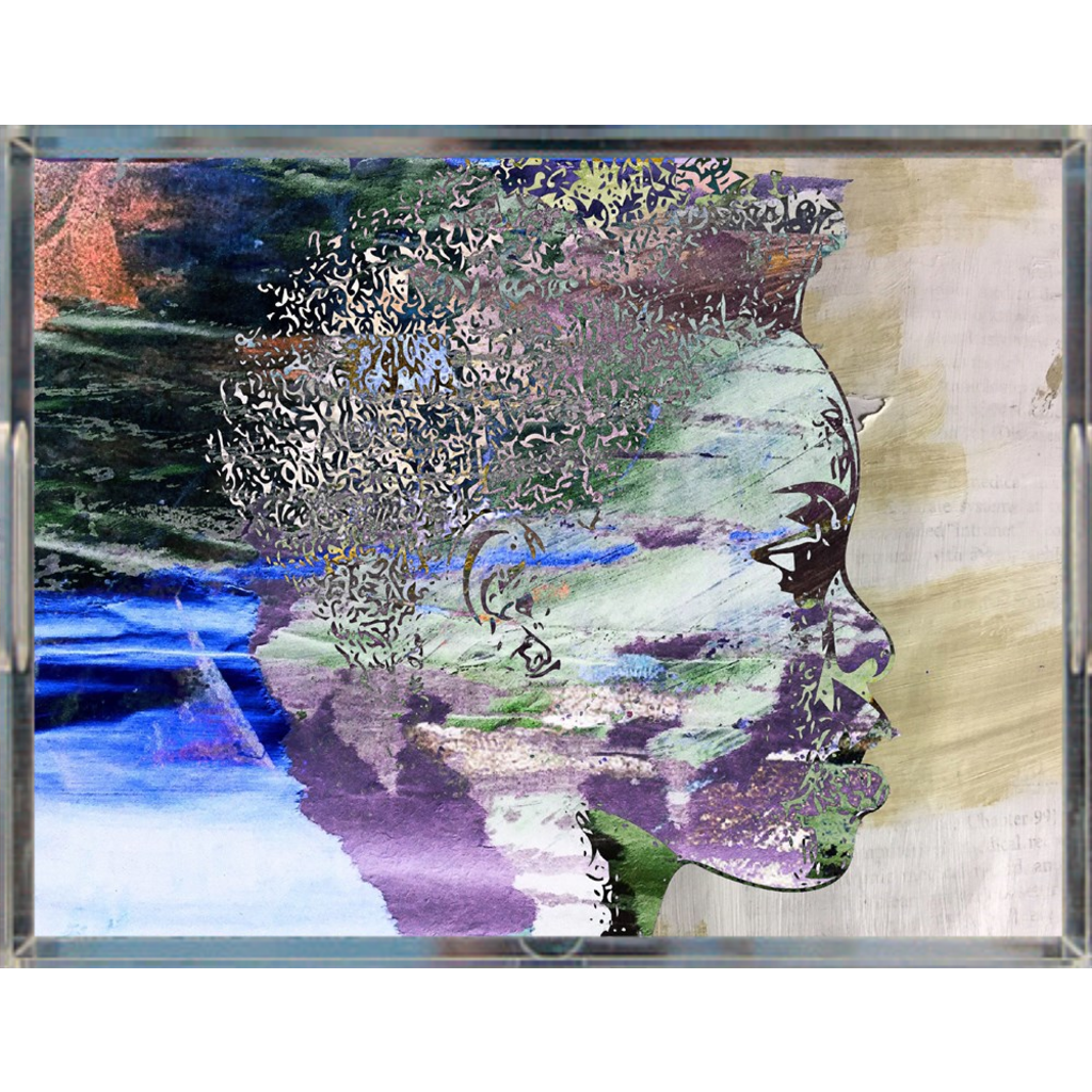 Don't Look Back Acrylic Tray