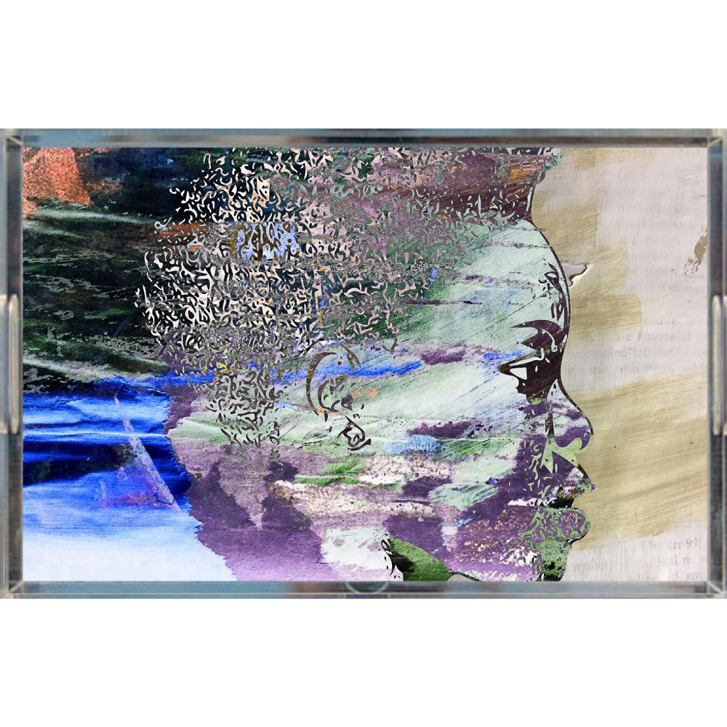 Don't Look Back Acrylic Tray