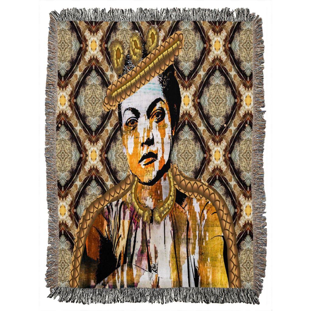 Queen Things No. 5 Woven Blanket