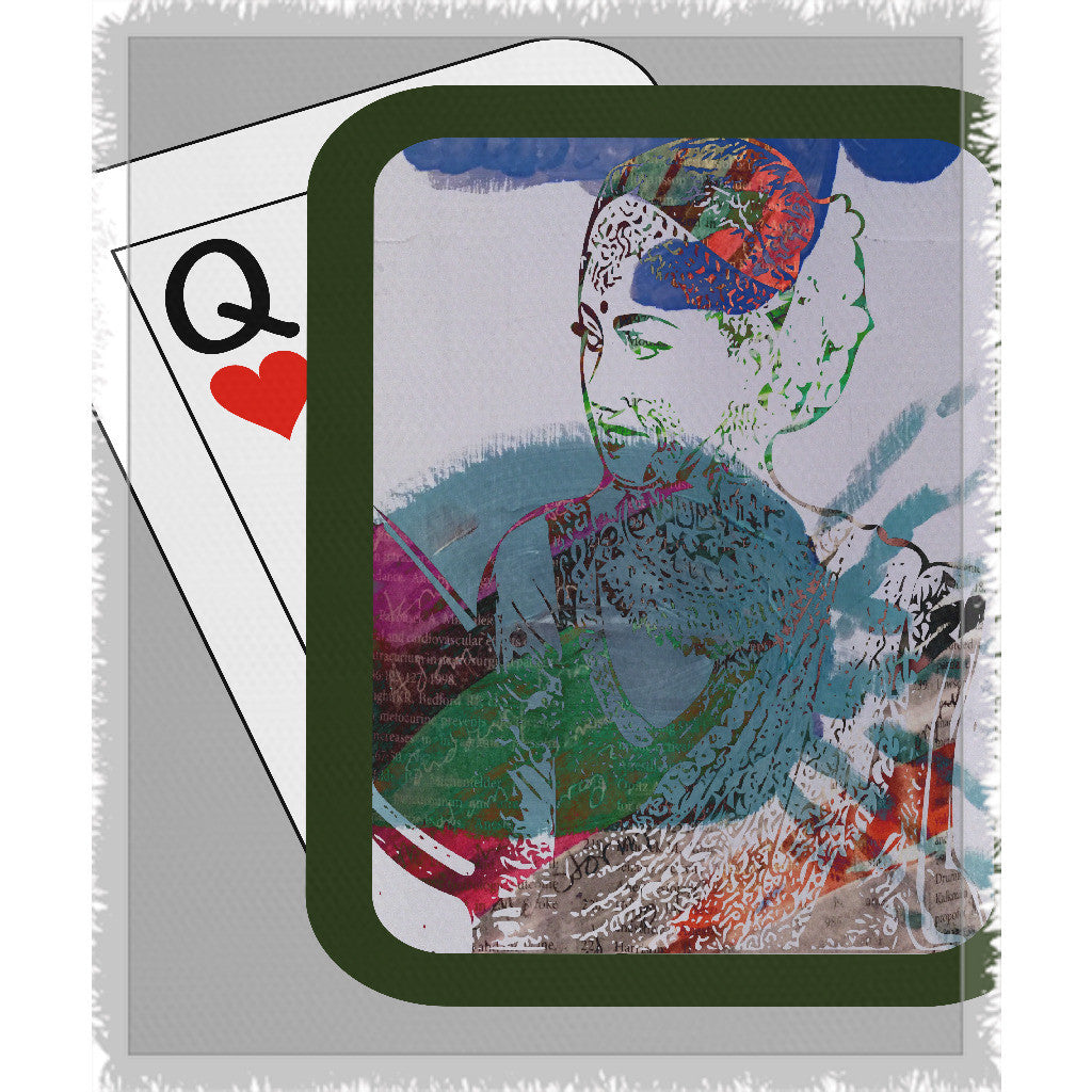 Play Your Hand...Watch Your Back No. 3 Woven Blanket