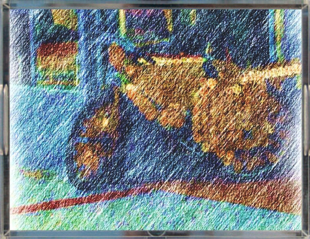 Street Scene West End Acrylic Tray