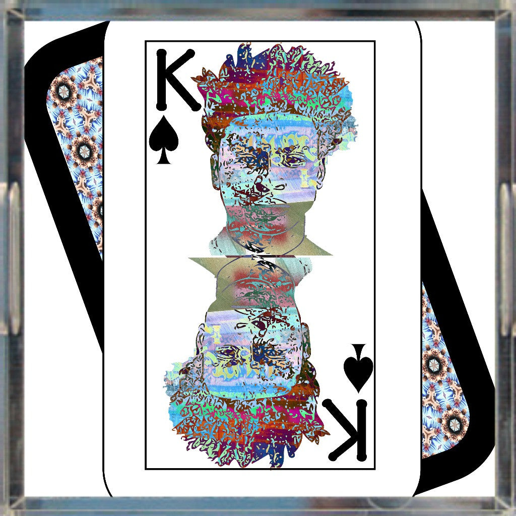Play Your Hand...King Spade No. 2 Acrylic Tray
