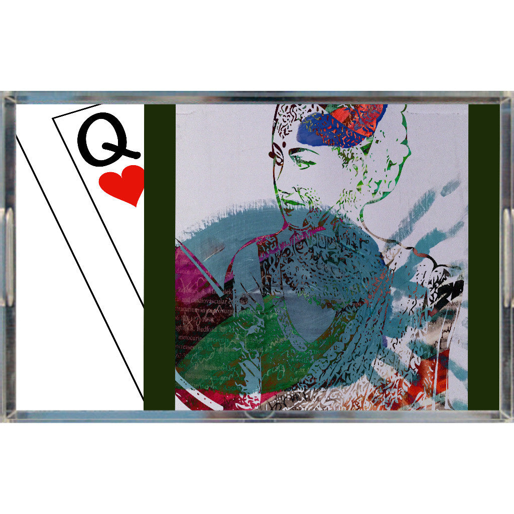 Play Your Hand...Watch Your Back No. 3 Acrylic Tray