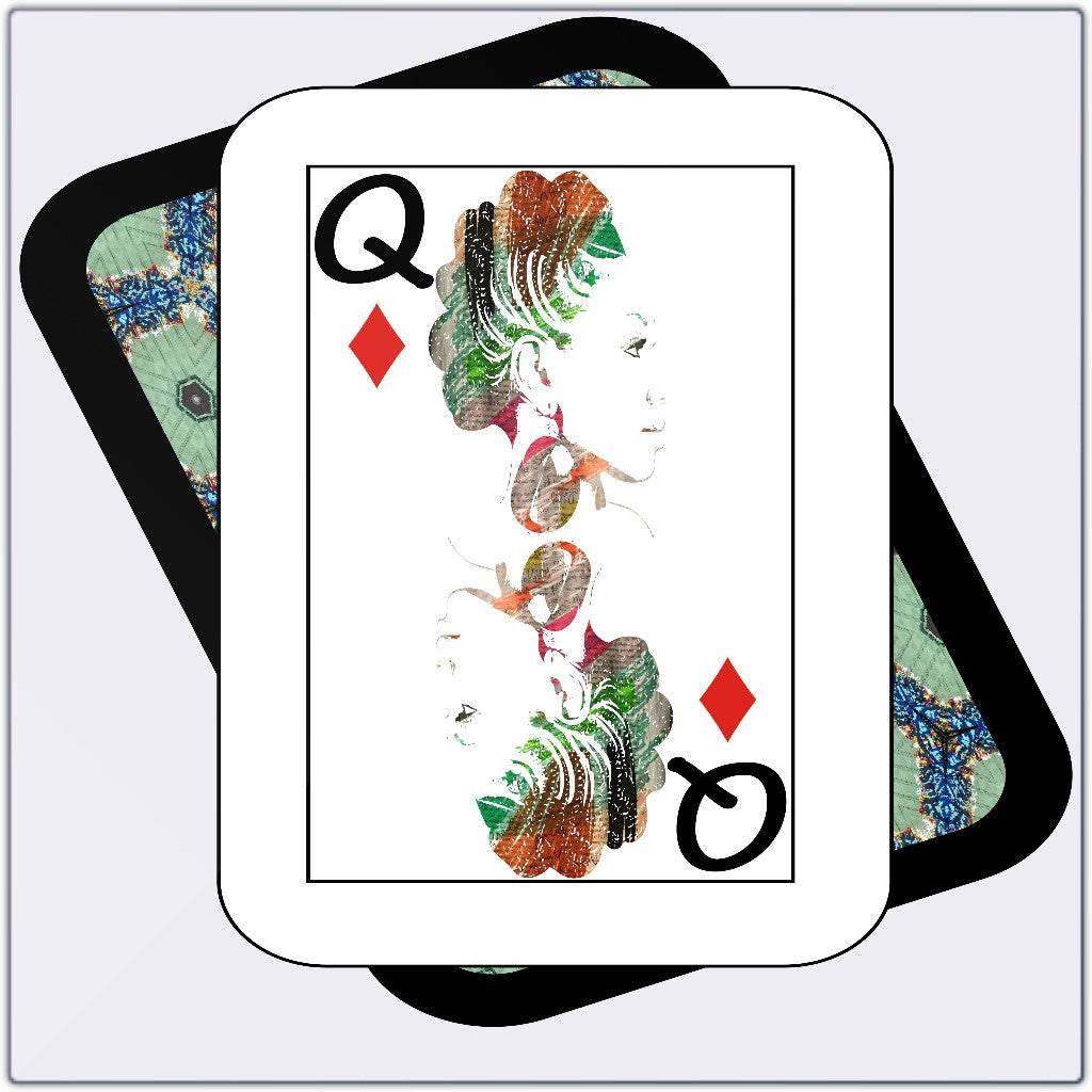 Play Your Hand...Queen Diamond No. 1 Metal Print