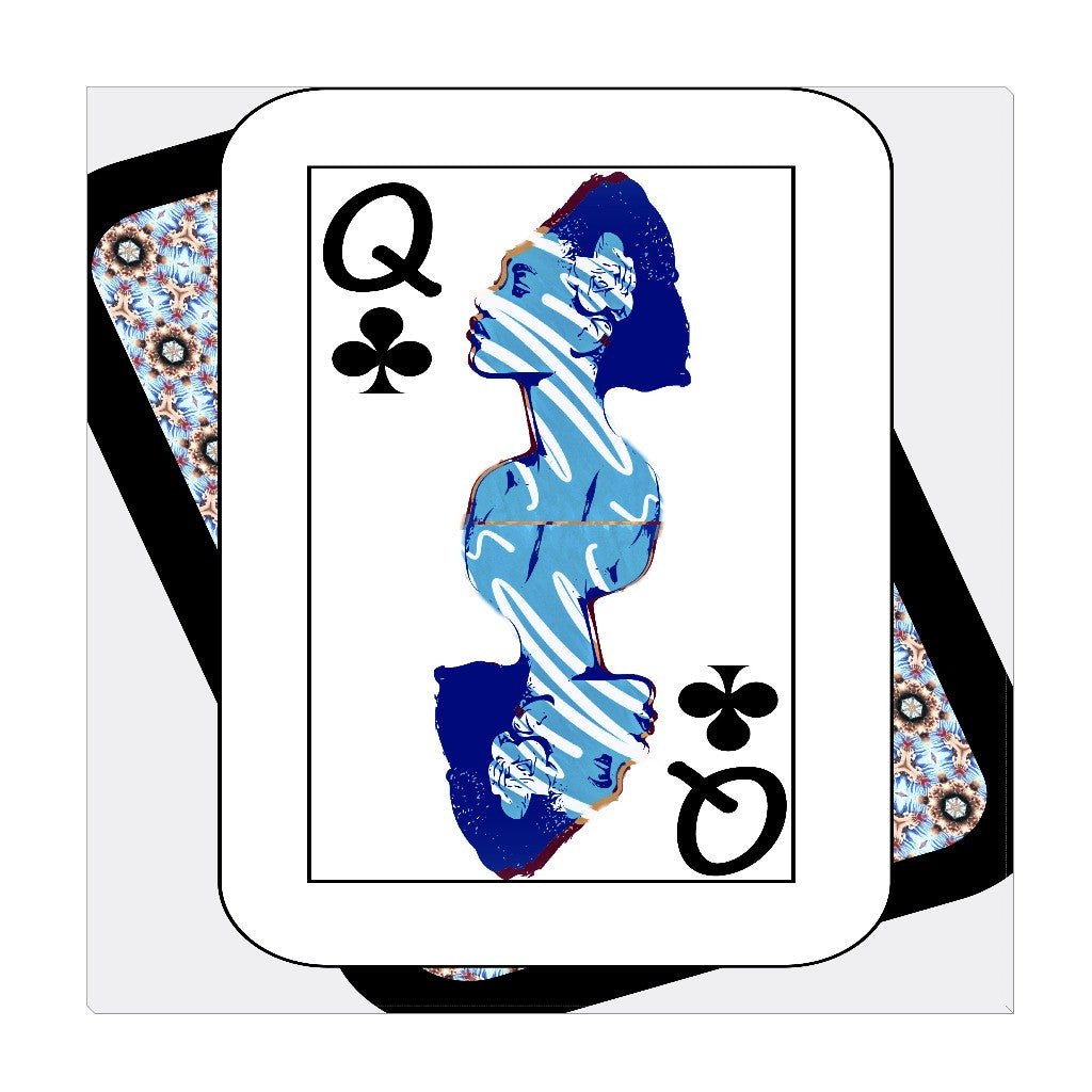 Play Your Hand...Queen Club No. 2 Wrapped Canvas