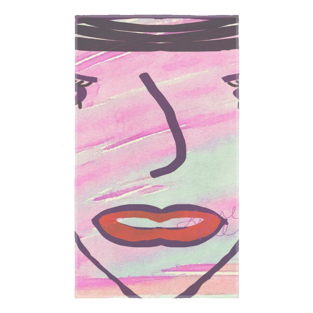 She Said Live In Color Tea Towel