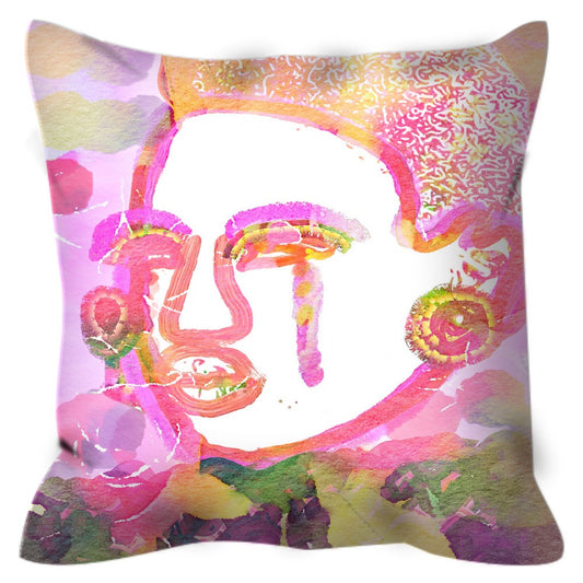 My Mother's Garden Throw Pillow