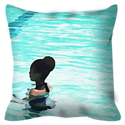 Deep End No. 2 Throw Pillow