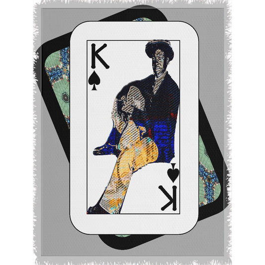 Play Your Hand...King Spade No. 1 Woven Blanket