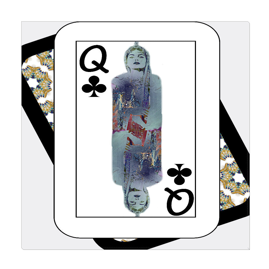 Play Your Hand...Queen Club No. 3 Wrapped Canvas