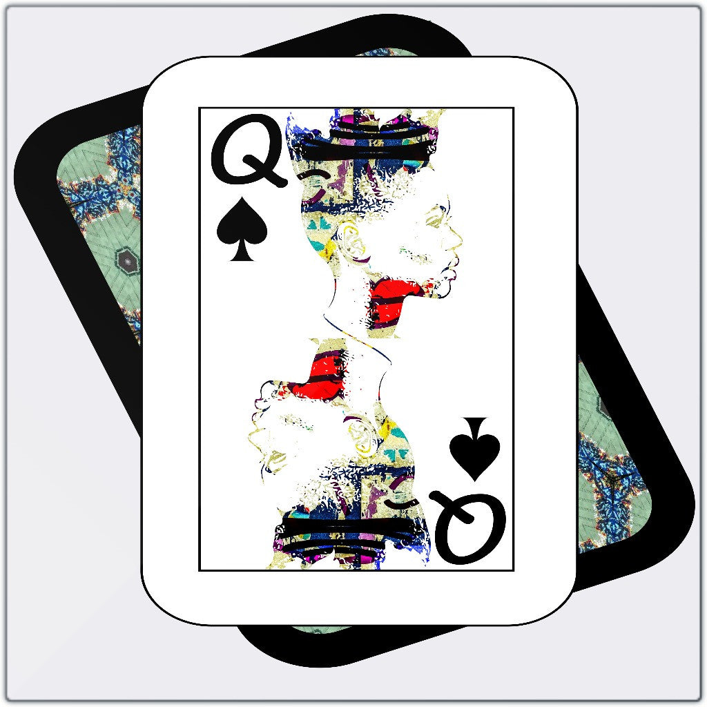 Play Your Hand...Queen Spade No. 1 Metal Print