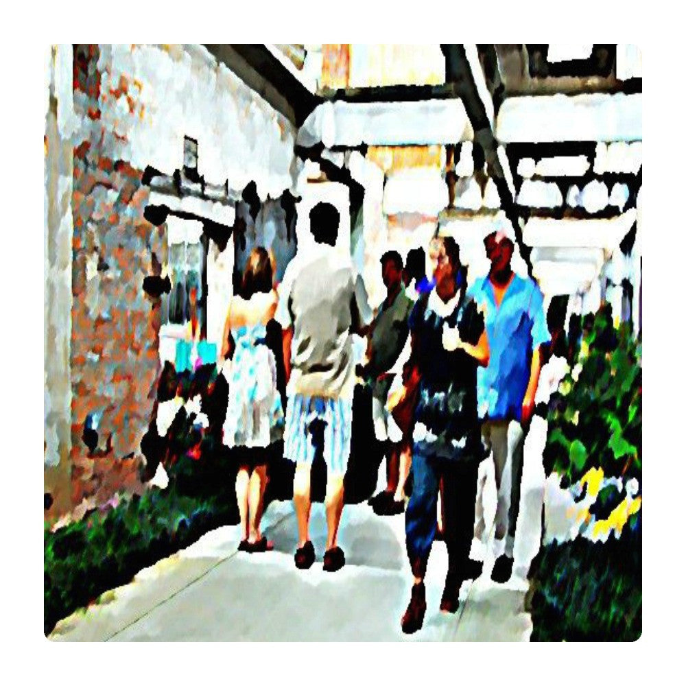 Street Scene No. 3 Pouf