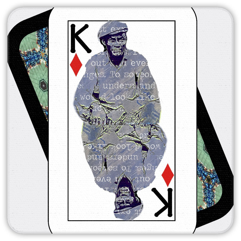 Play Your Hand...King Diamond No. 1 Coaster Set