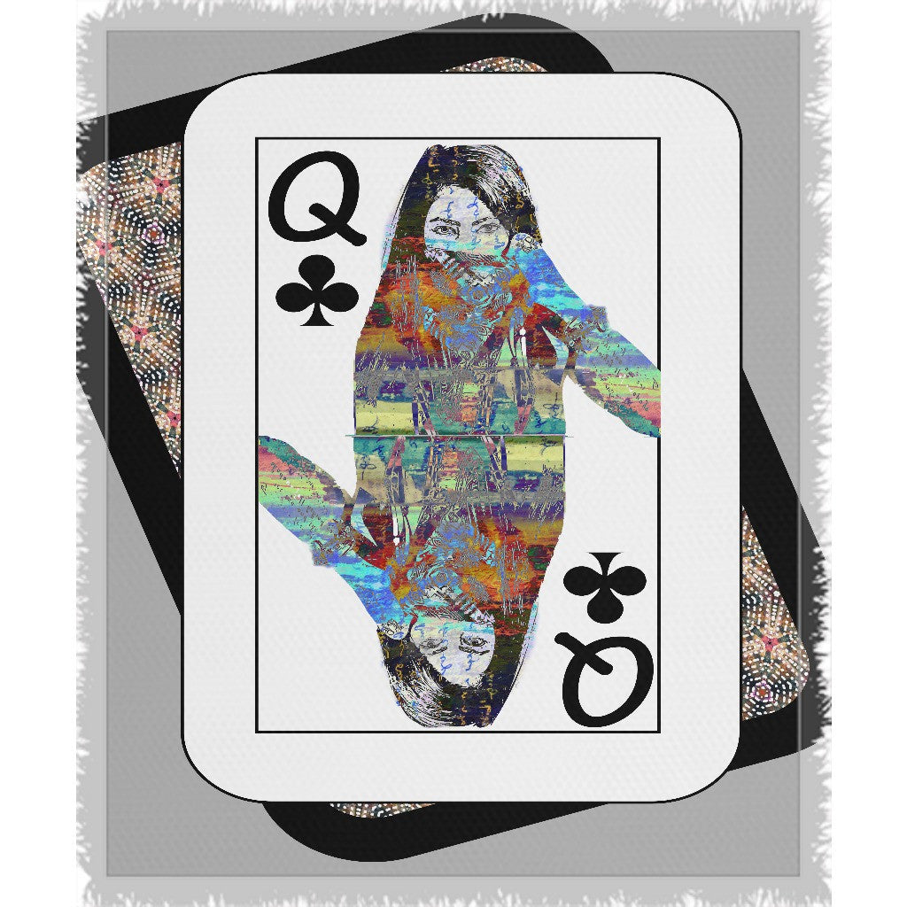 Play Your Hand...Queen Club No. 4 Woven Blanket
