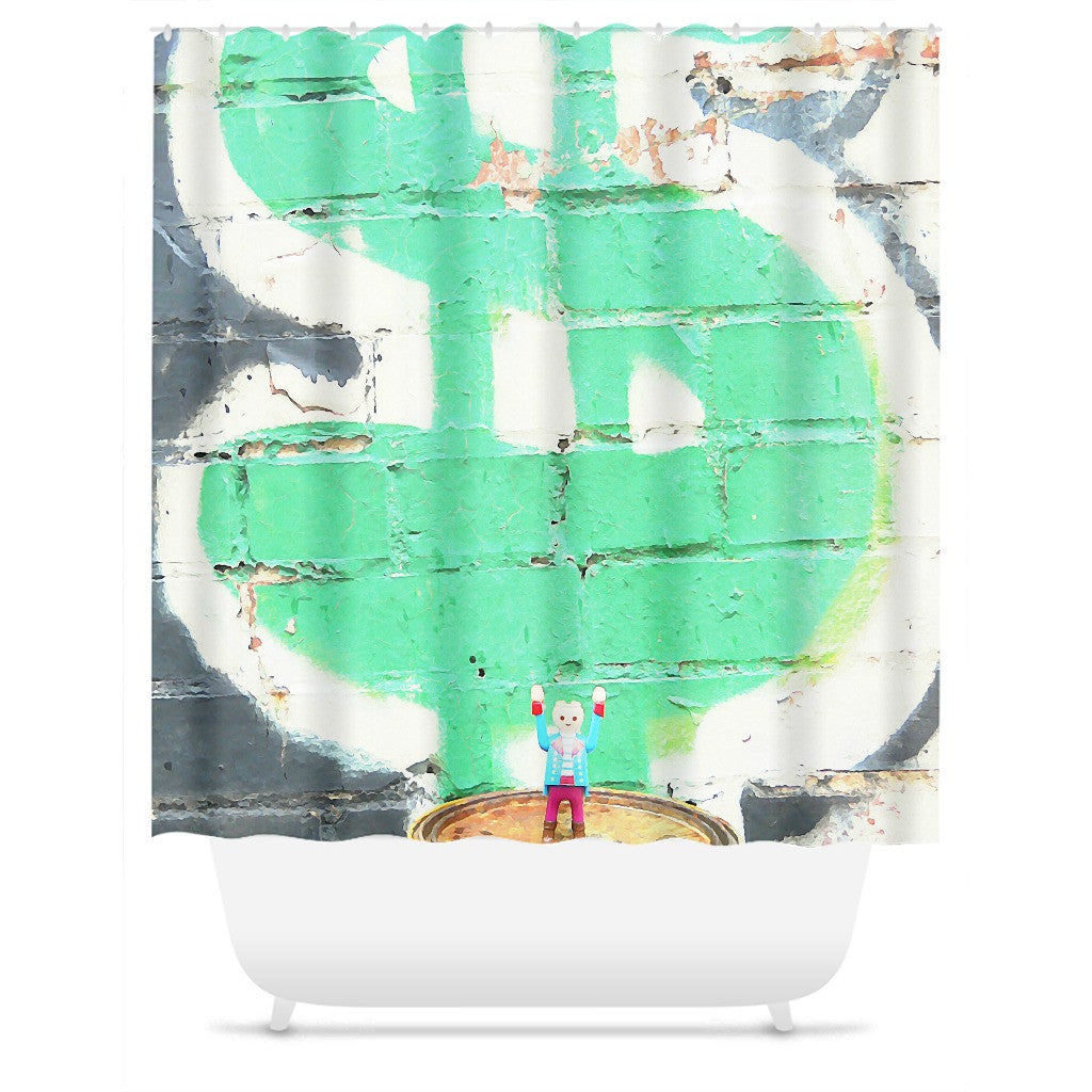 Headless Revolutionary No. 5 Shower Curtain