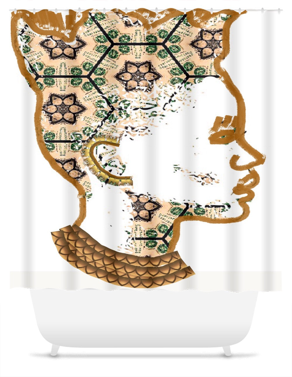 Queen Things No. 2 Shower Curtain