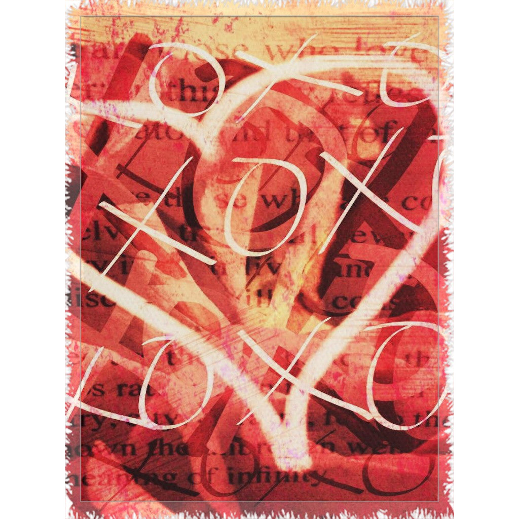 XoXo Woven Blanket