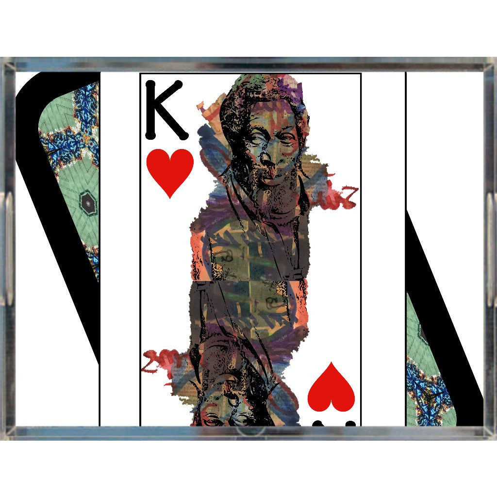 Play Your Hand...King Heart No. 1 Acrylic Tray