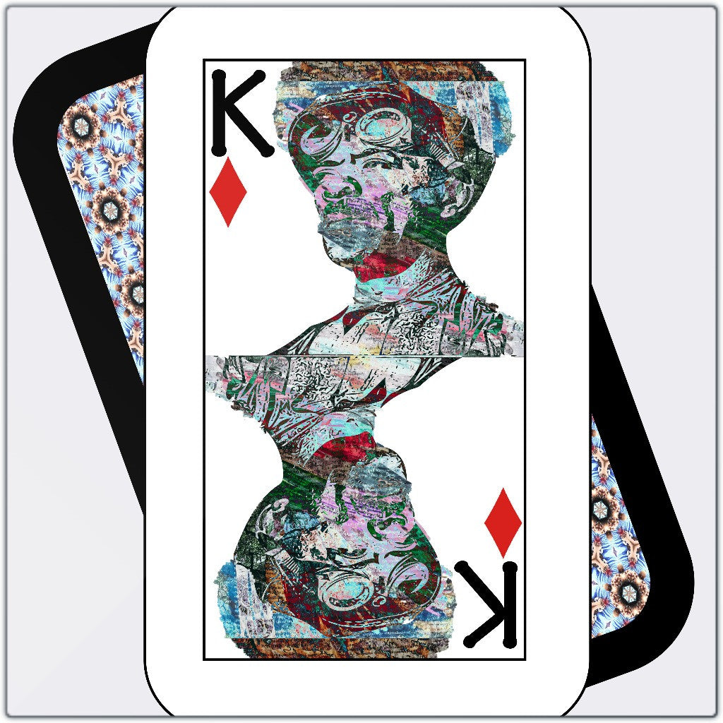 Play Your Hand...King Diamond No. 2 Metal Print