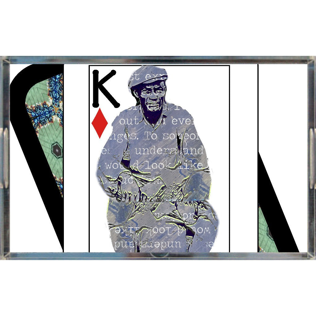 Play Your Hand...King Diamond No. 1 Acrylic Tray