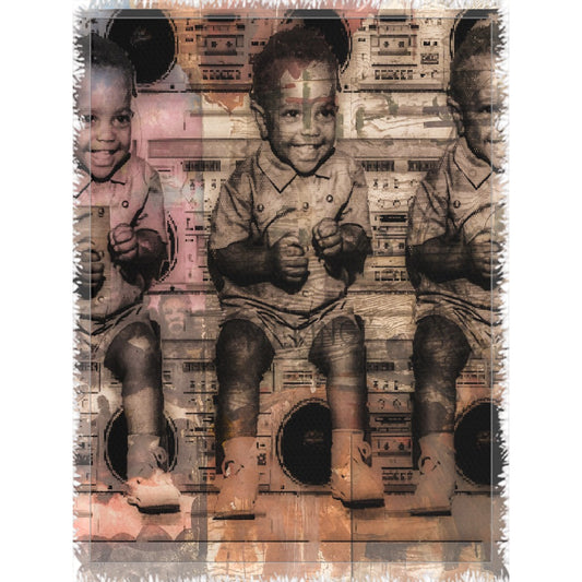 Must Be The Music Woven Blanket