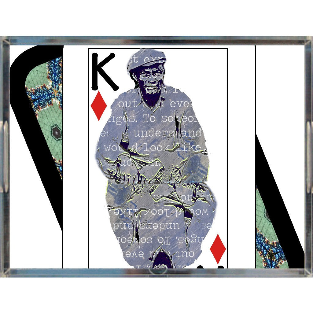 Play Your Hand...King Diamond No. 1 Acrylic Tray
