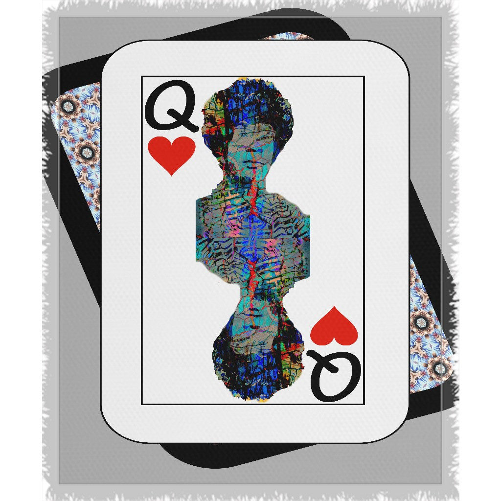 Play Your Hand...Queen Heart No. 2 Woven Blanket
