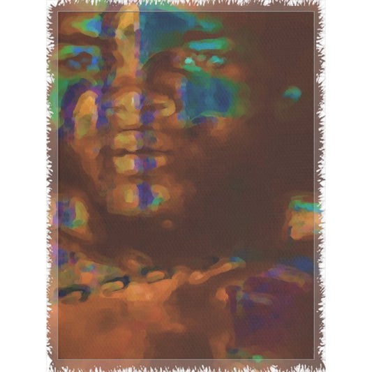 Through The Looking Glass Woven Blanket