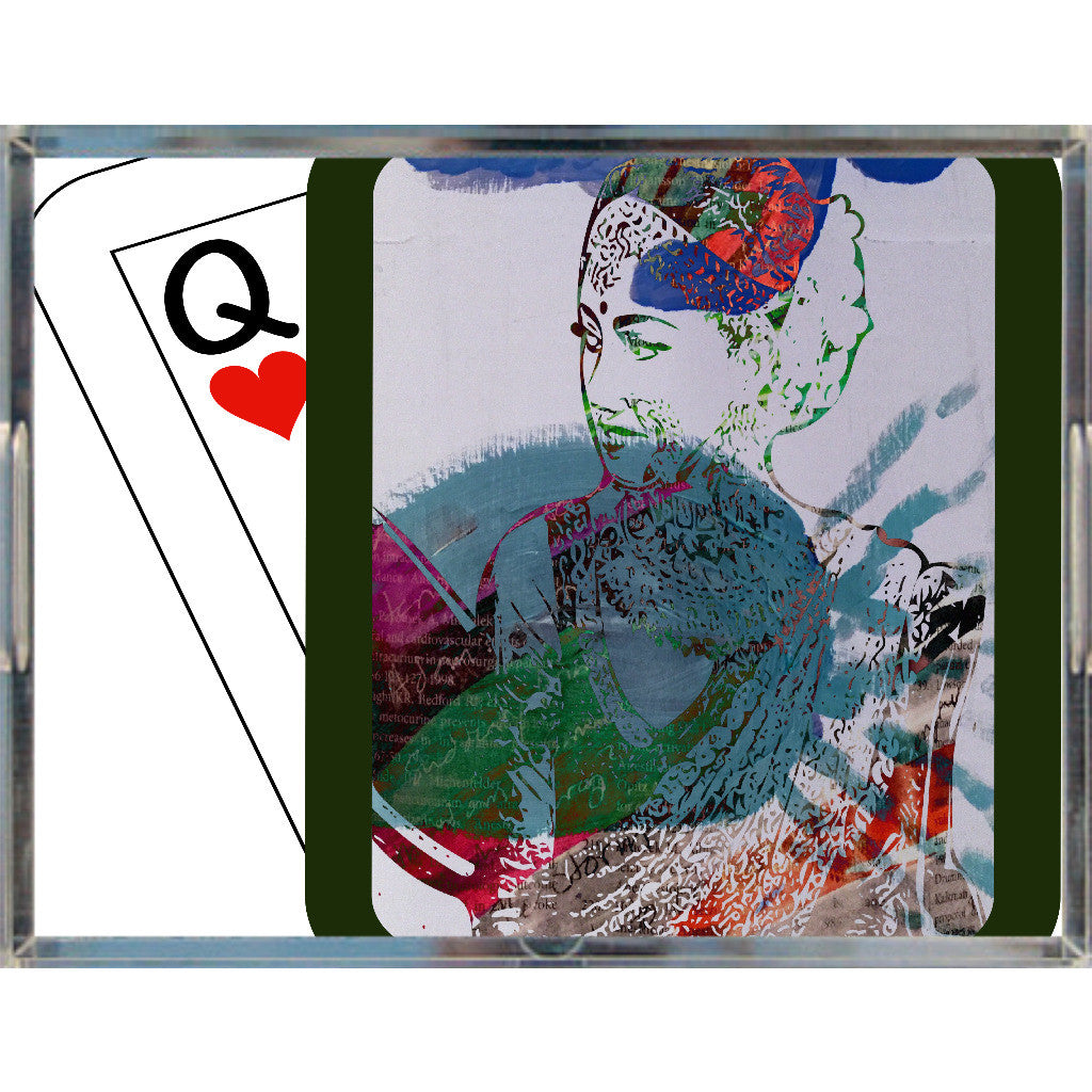 Play Your Hand...Watch Your Back No. 3 Acrylic Tray