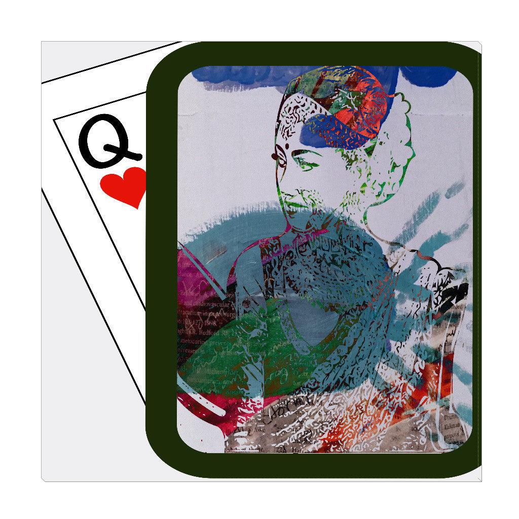 Play Your Hand...Watch Your Back No. 3 Wrapped Canvas