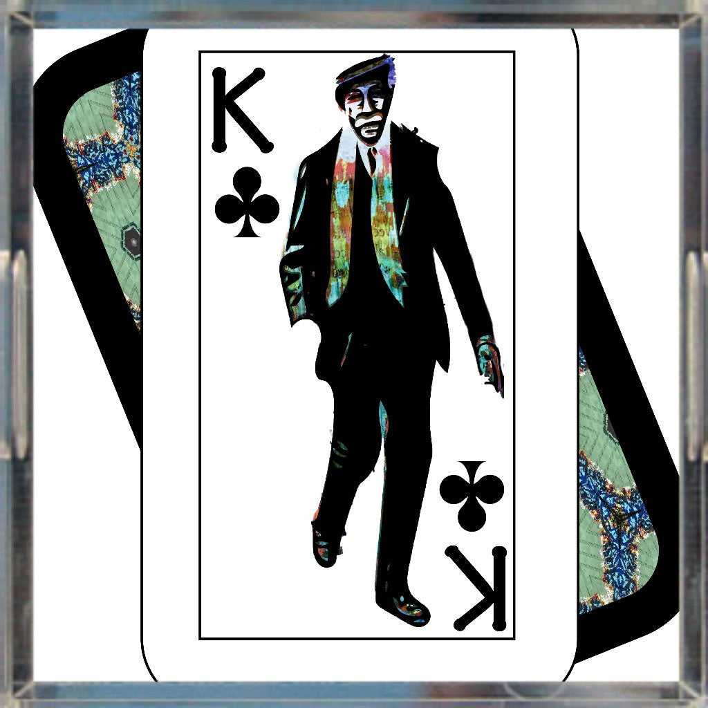 Play Your Hand...King Club No. 1 Acrylic Tray