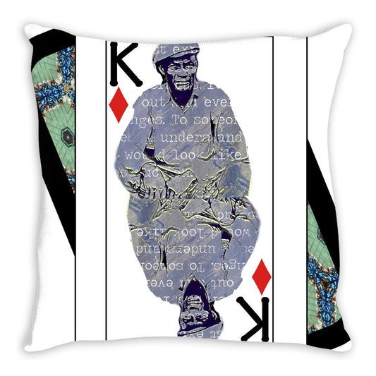 Play Your Hand...King Diamond No. 1 Throw Pillow