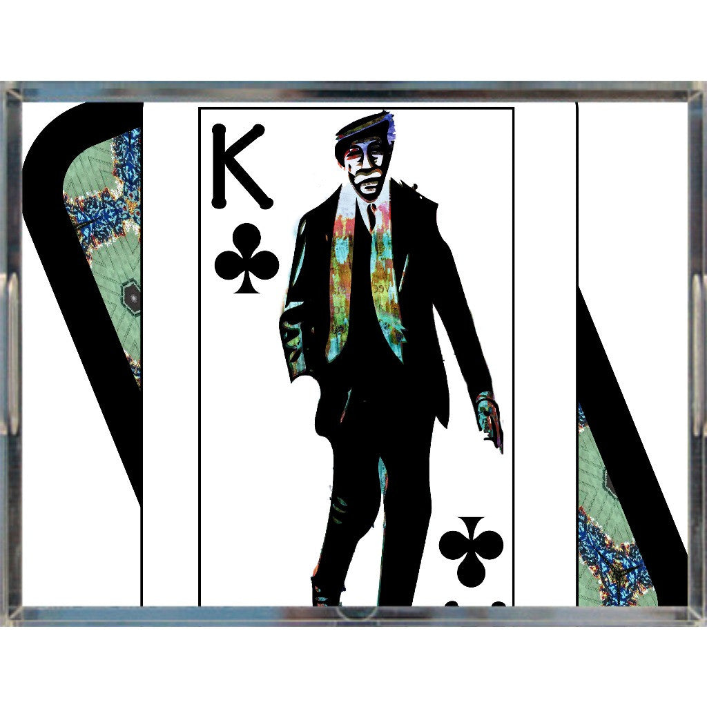 Play Your Hand...King Club No. 1 Acrylic Tray
