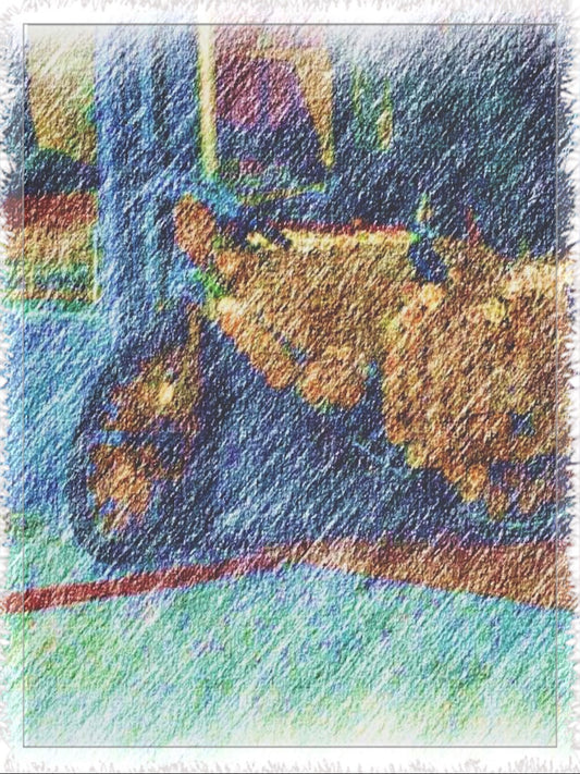 Street Scene West End Woven Blanket