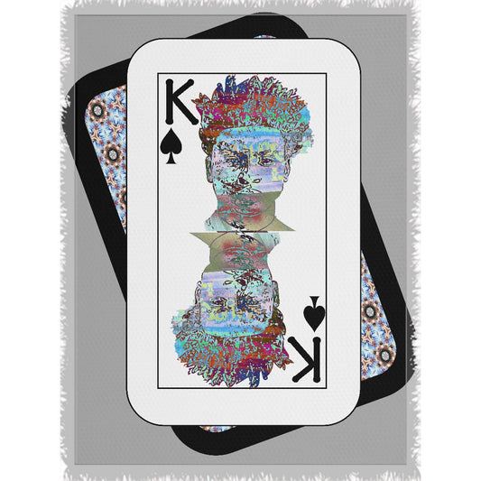 Play Your Hand...King Spade No. 2 Woven Blanket