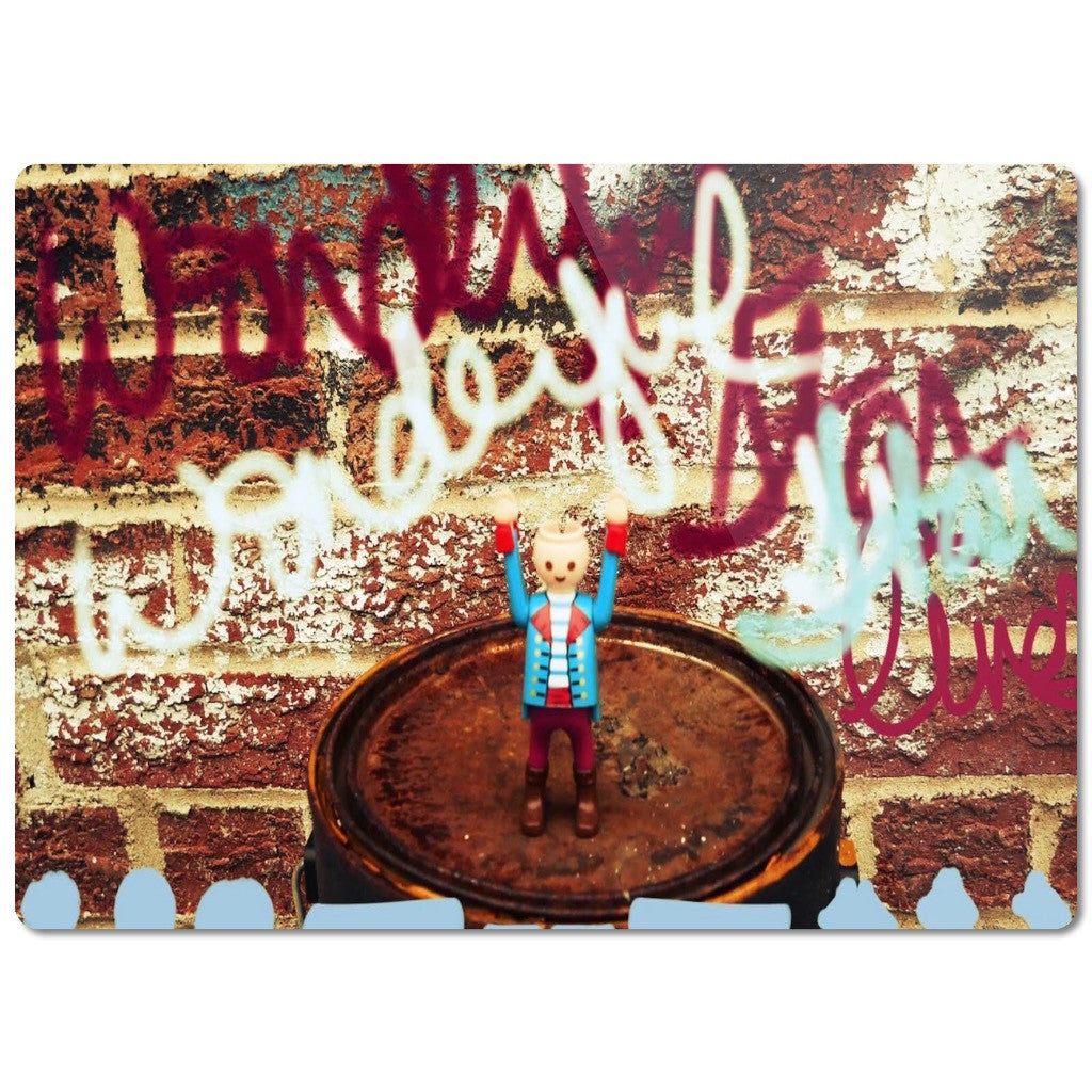 Headless Revolutionary No. 6 Glass Cutting Board