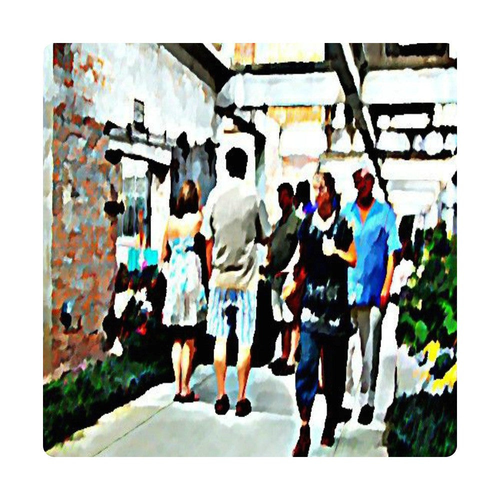Street Scene No. 3 Pouf
