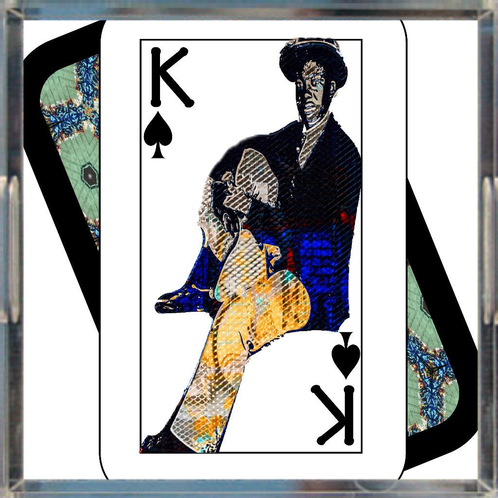Play Your Hand...King Spade No. 1 Acrylic Tray