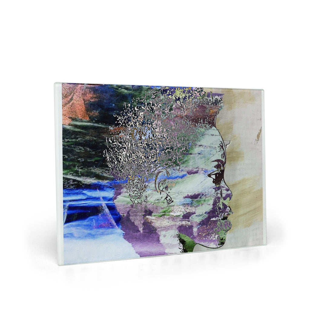 Don't Look Back Glass Cutting Board