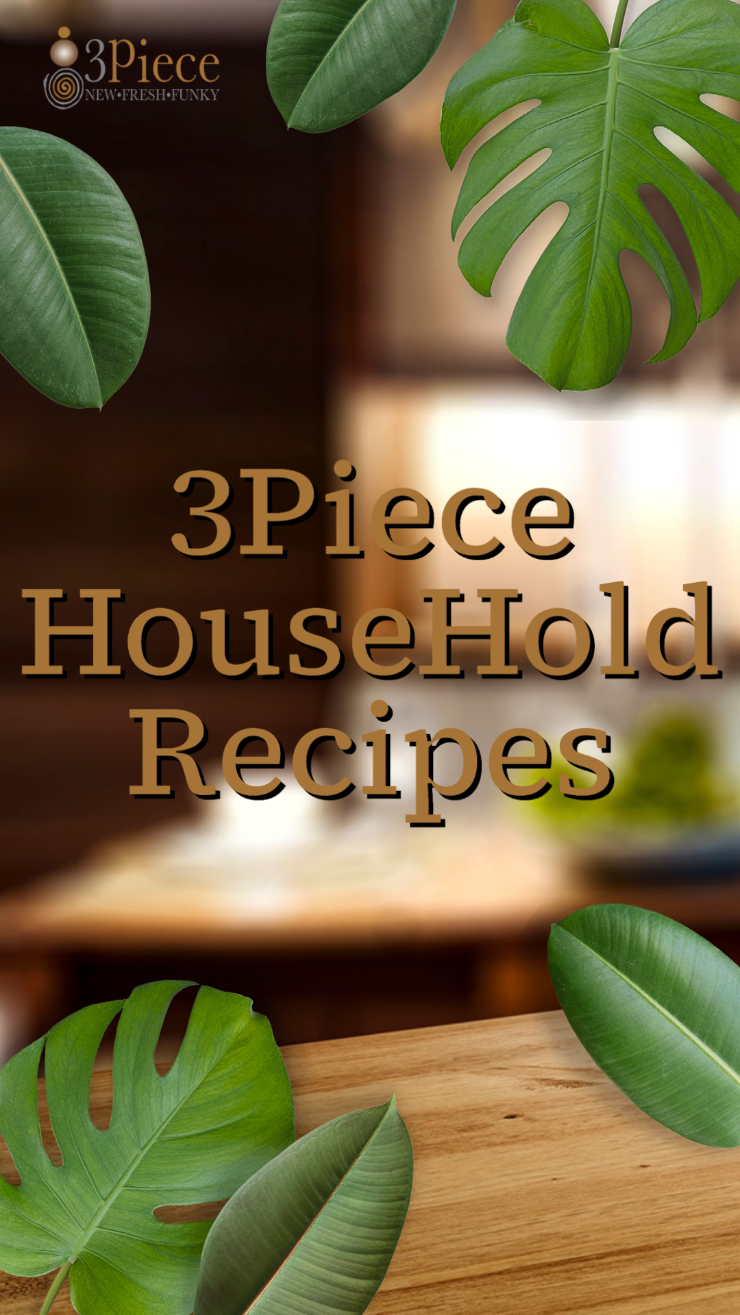 3 Piece Household Recipes: Disinfectant Spray