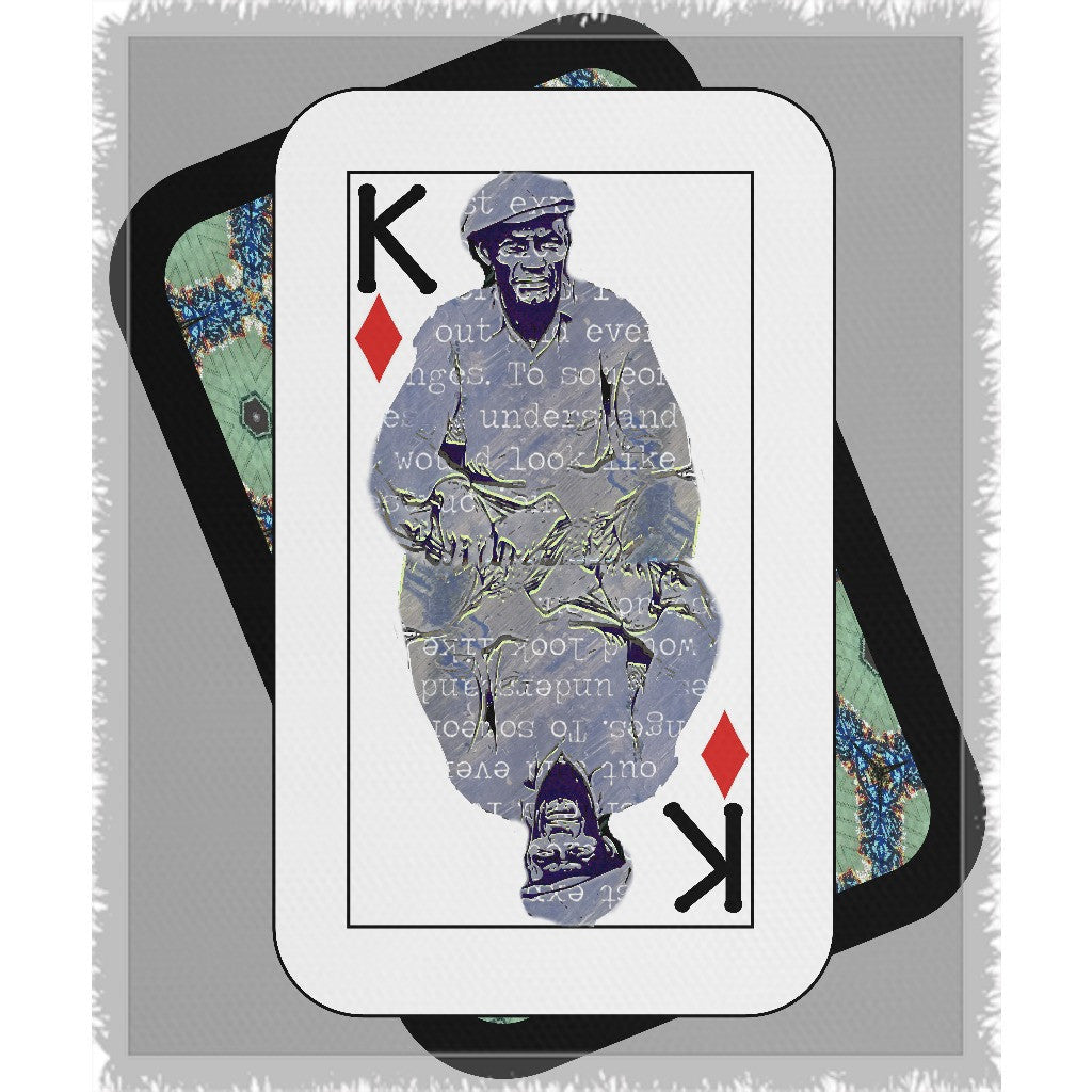 Play Your Hand...King Diamond No. 1 Woven Blanket