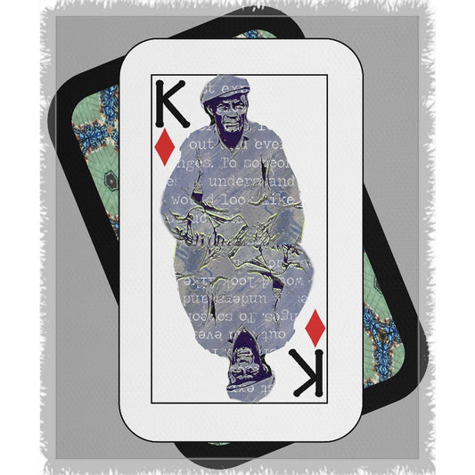 Play Your Hand...King Diamond No. 1 Woven Blanket